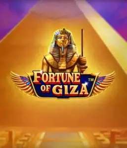 Explore the mystical world of Fortune of Giza slot by Pragmatic Play, highlighting a noble depiction of a Pharaoh set against the iconic pyramid backdrop. This graphic captures the glory of Egyptian history, perfect for history buffs, offering a fascinating adventure.